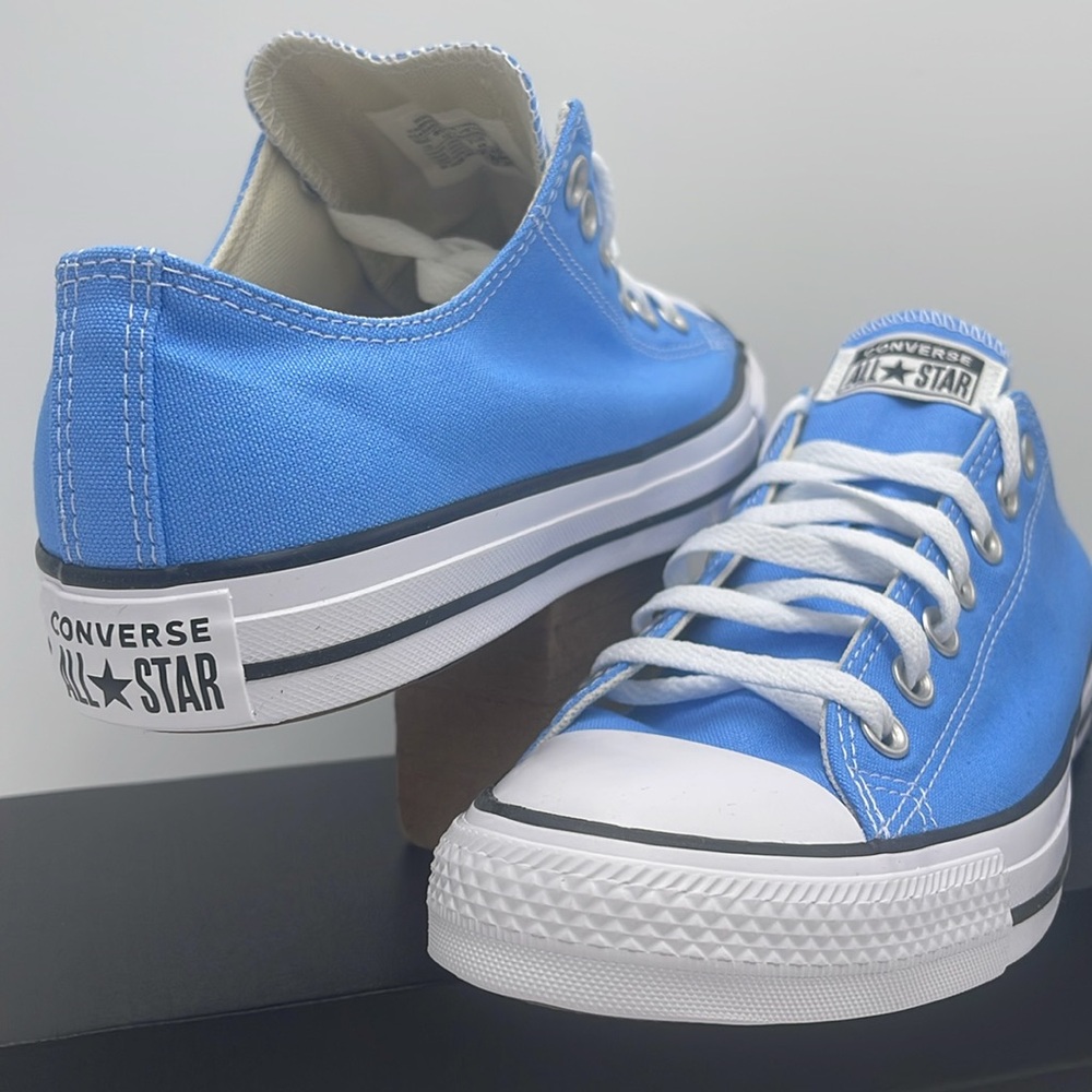 Vans Men’s A04545F CTAS OX LT. BLUE Platforms Sneakers Chuck Taylor All Stars - Picture 8 of 16